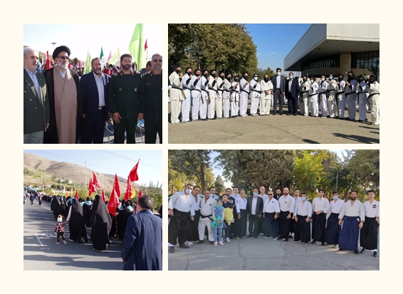  حضور پرشور خانواده کاراته در همایش کوهپیمایی سپاه استان تهران